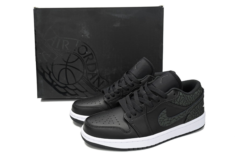 Air Jordan 1 Low "Black Elephant"