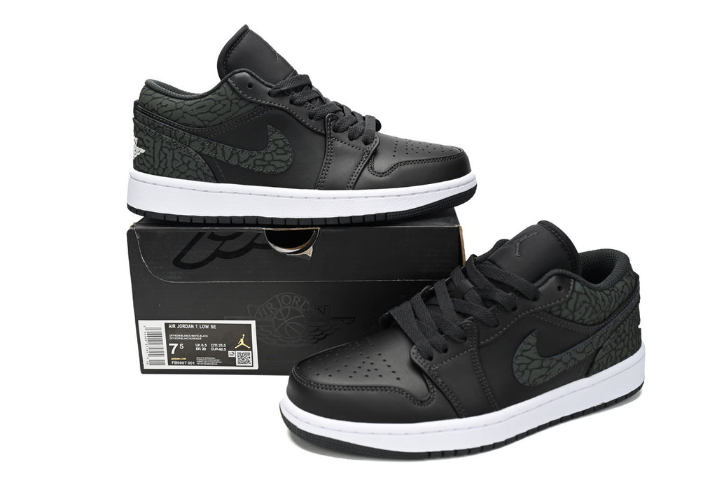 Air Jordan 1 Low "Black Elephant"